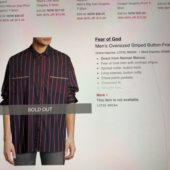 Fear of God Button Silk Shirt - Picture 5 of 15